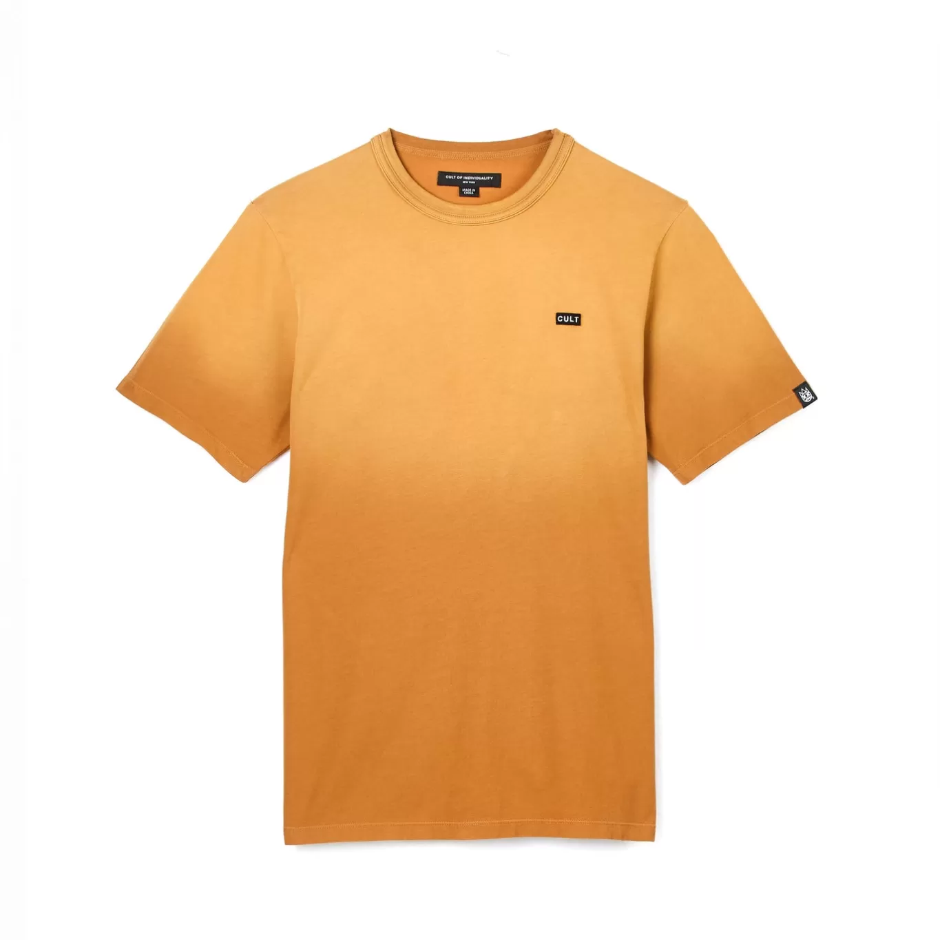 Cult Of Individuality T-Shirts<SHIMUCHAN LOGO SHORT SLEEVE CREW NECK T SHIRT IN VINTAGE RUST ORANGE