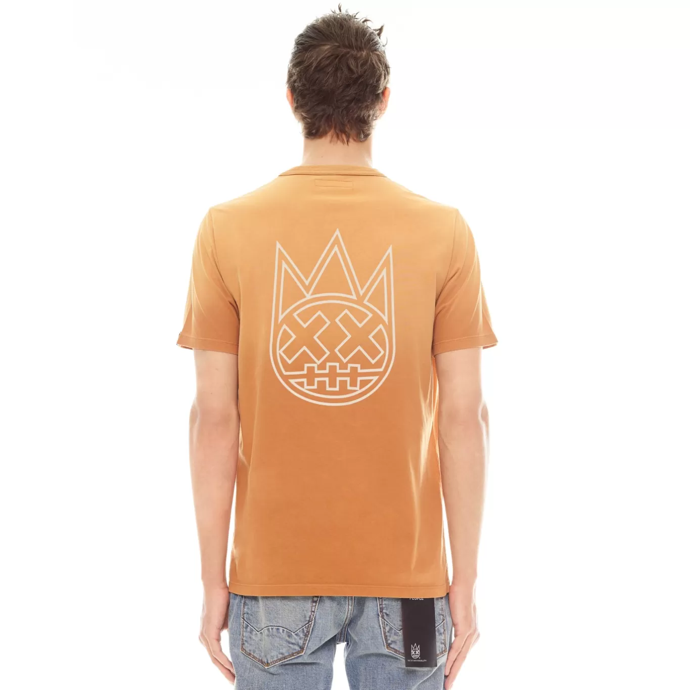 Cult Of Individuality T-Shirts<SHIMUCHAN LOGO SHORT SLEEVE CREW NECK T SHIRT IN VINTAGE RUST ORANGE