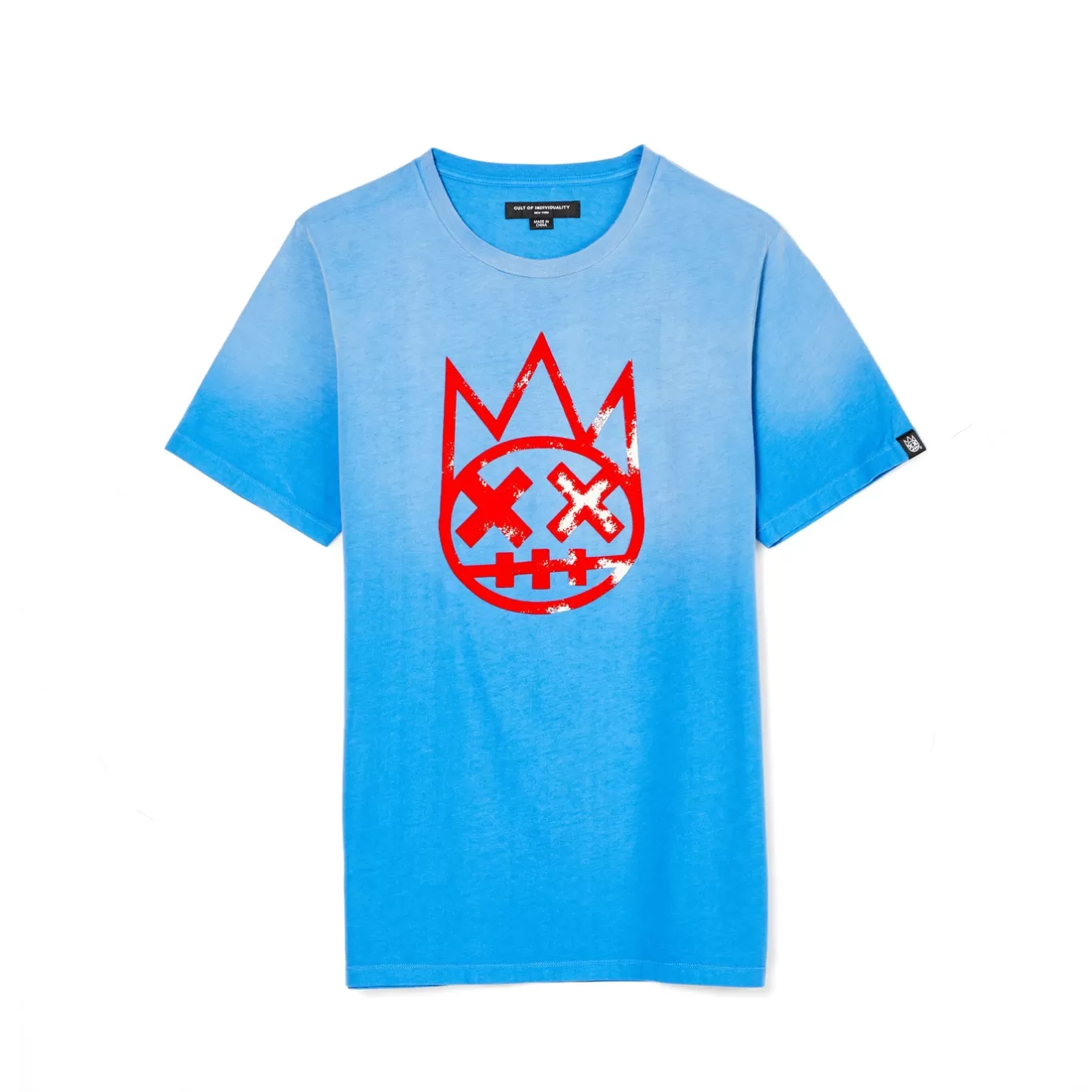 Cult Of Individuality T-Shirts<SHIMUCHAN LOGO SHORT SLEEVE CREW NECK TEE IN VINTAGE BLUE