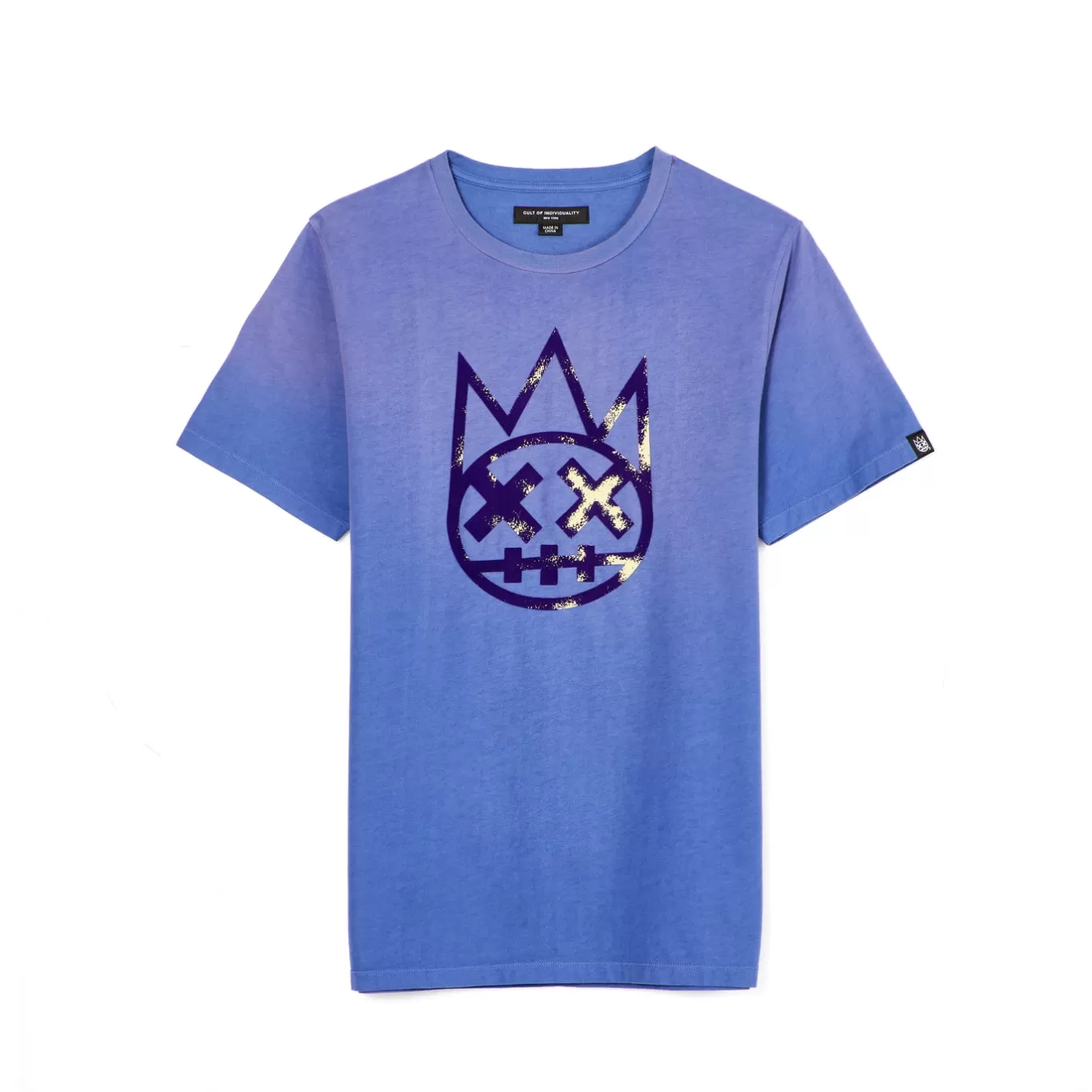 Cult Of Individuality T-Shirts<SHIMUCHAN LOGO SHORT SLEEVE CREW NECK TEE IN VINTAGE PURPLE