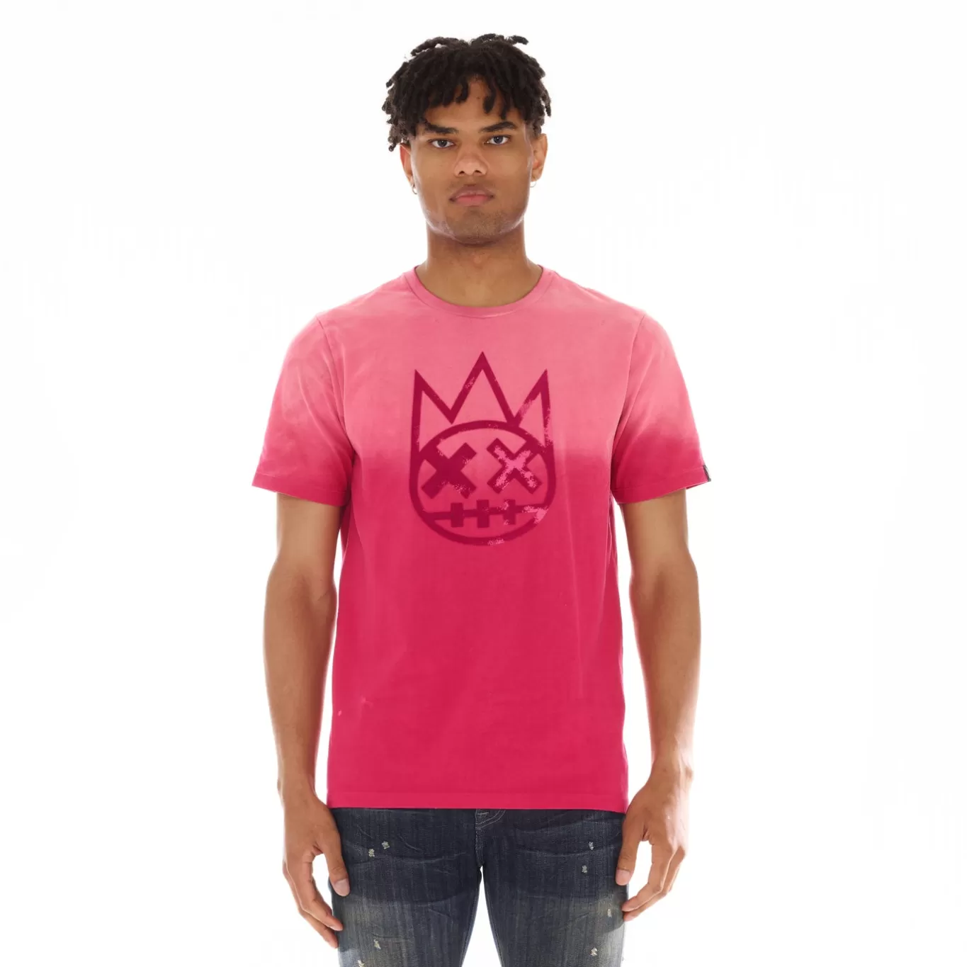 Cult Of Individuality T-Shirts<SHIMUCHAN LOGO SHORT SLEEVE CREW NECK TEE IN VINTAGE RED