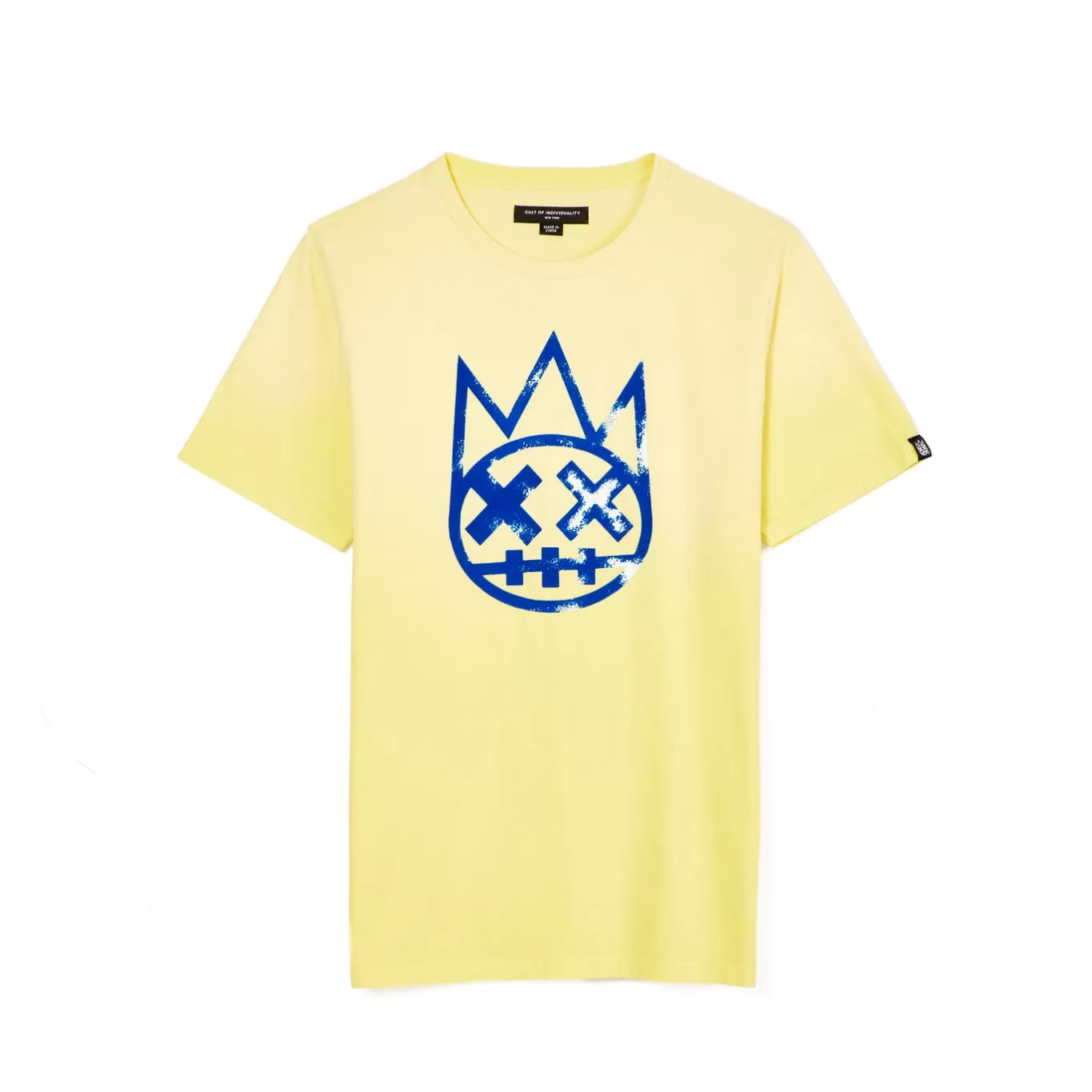 Cult Of Individuality T-Shirts<SHIMUCHAN LOGO SHORT SLEEVE CREW NECK TEE IN VINTAGE YELLOW RED