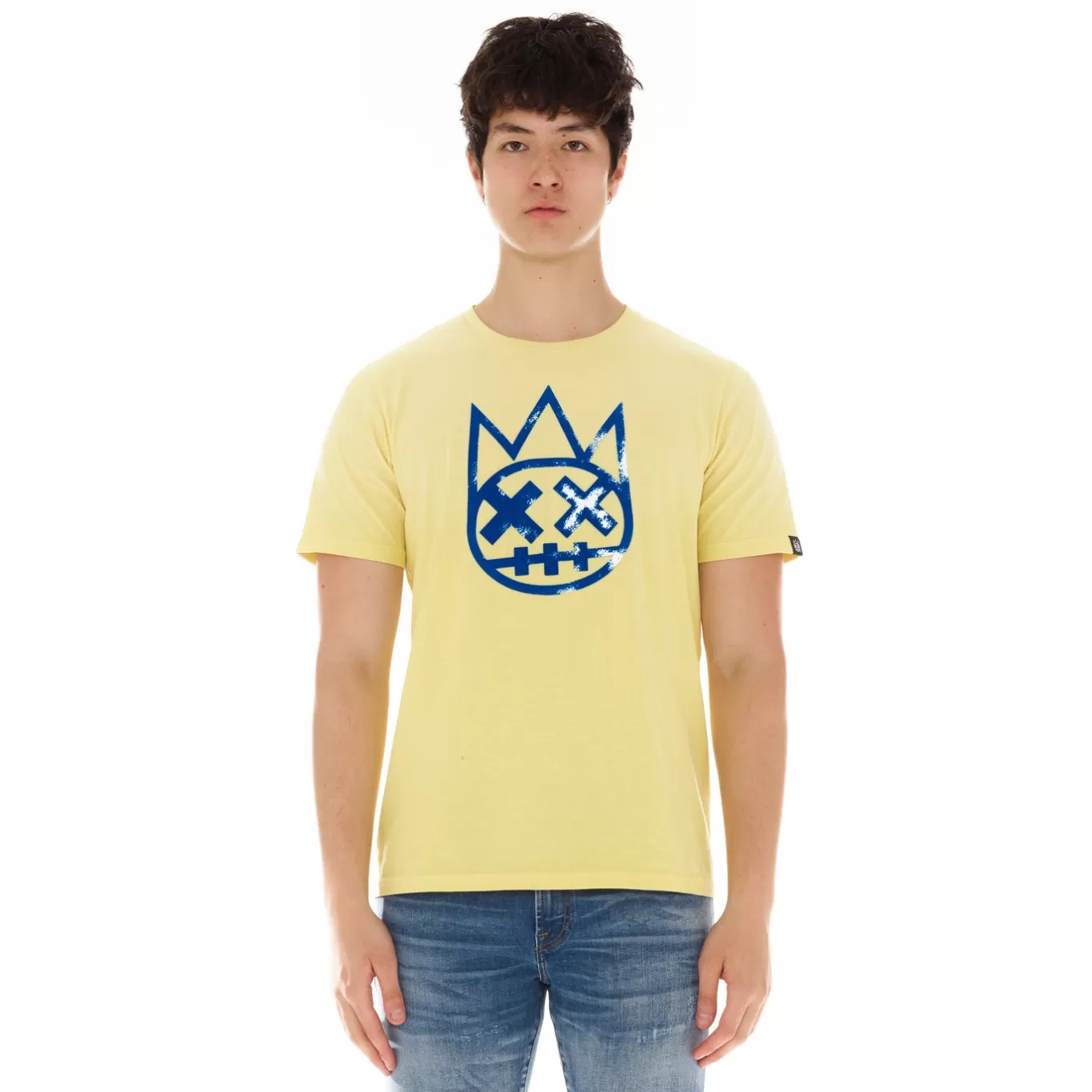 Cult Of Individuality T-Shirts<SHIMUCHAN LOGO SHORT SLEEVE CREW NECK TEE IN VINTAGE YELLOW RED