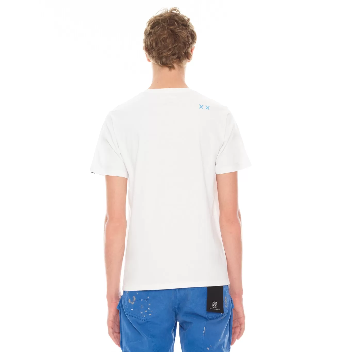 Cult Of Individuality T-Shirts<SHORT SLEEVE CREW NECK TEE 26/1'S "C&C" IN WHITE