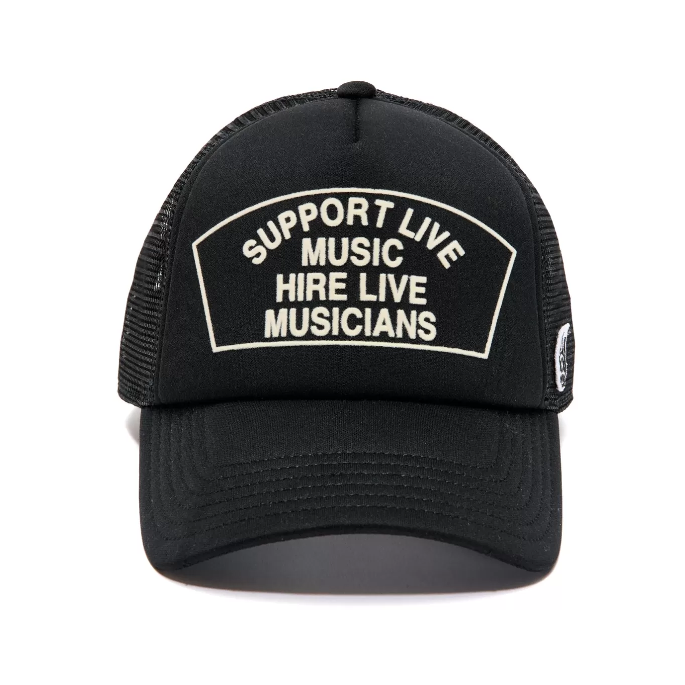 Cult Of Individuality Trucker Hats<SUPPORT LIVE MUSIC MESH BACK TRUCKER HAT IN BLACK