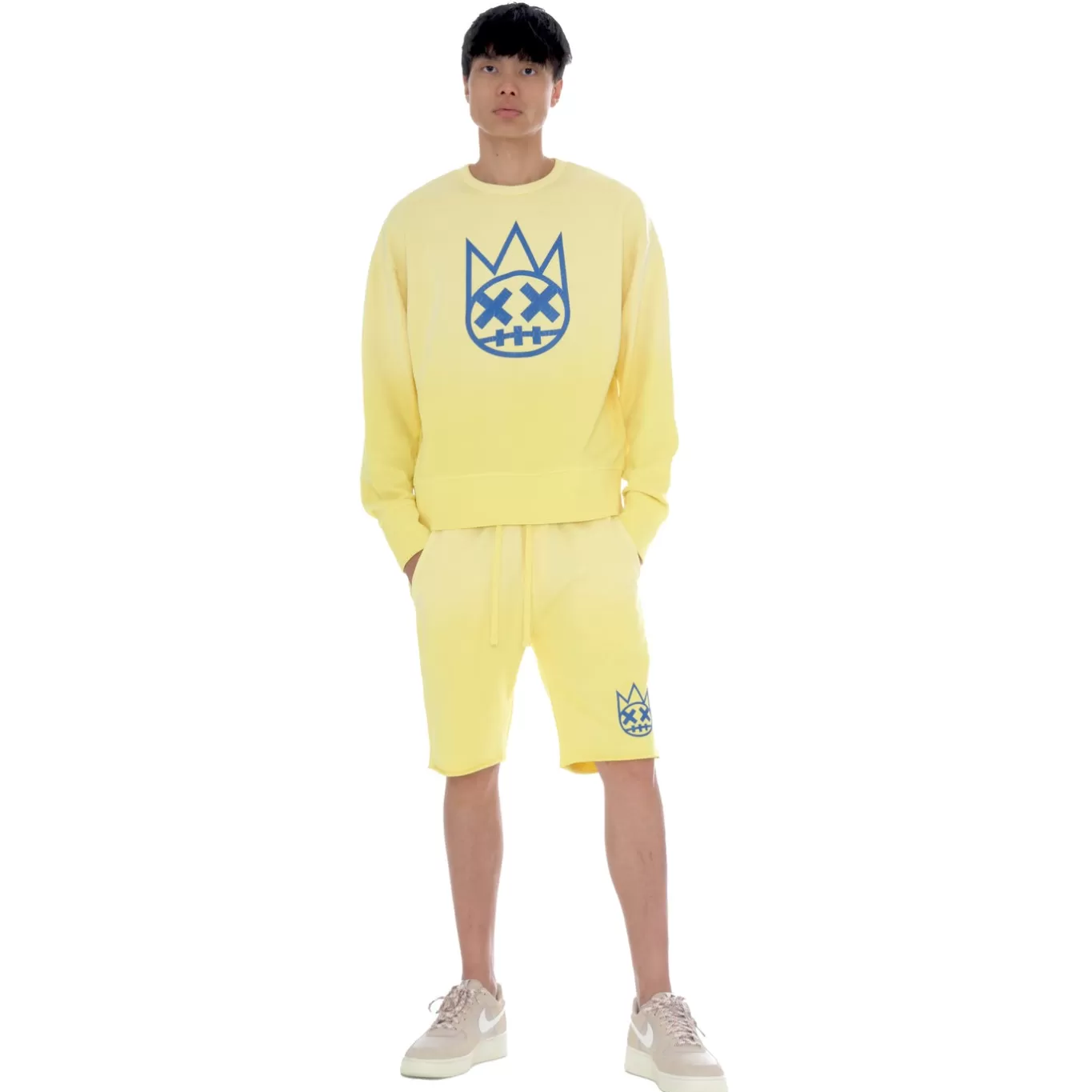 Cult Of Individuality Shorts | Sweatshirts & Sweatpants<SWEATSHORTS IN VINTAGE YELLOW