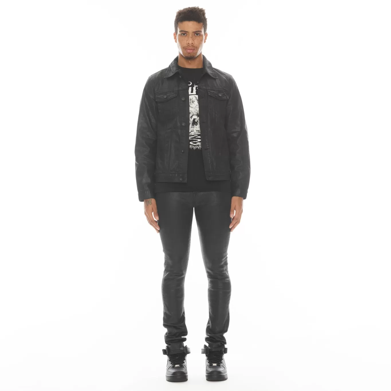 Cult Of Individuality Denim Jackets | Denim Jackets<TYPE II DENIM JACKET IN BLACK