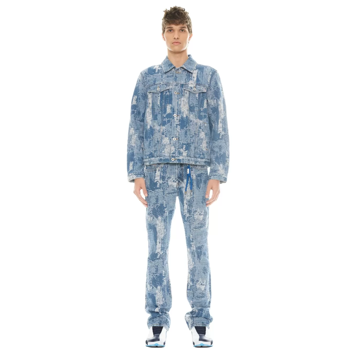 Cult Of Individuality Denim Jackets | Denim Jackets<TYPE II DENIM JACKET IN DIGI BLUE