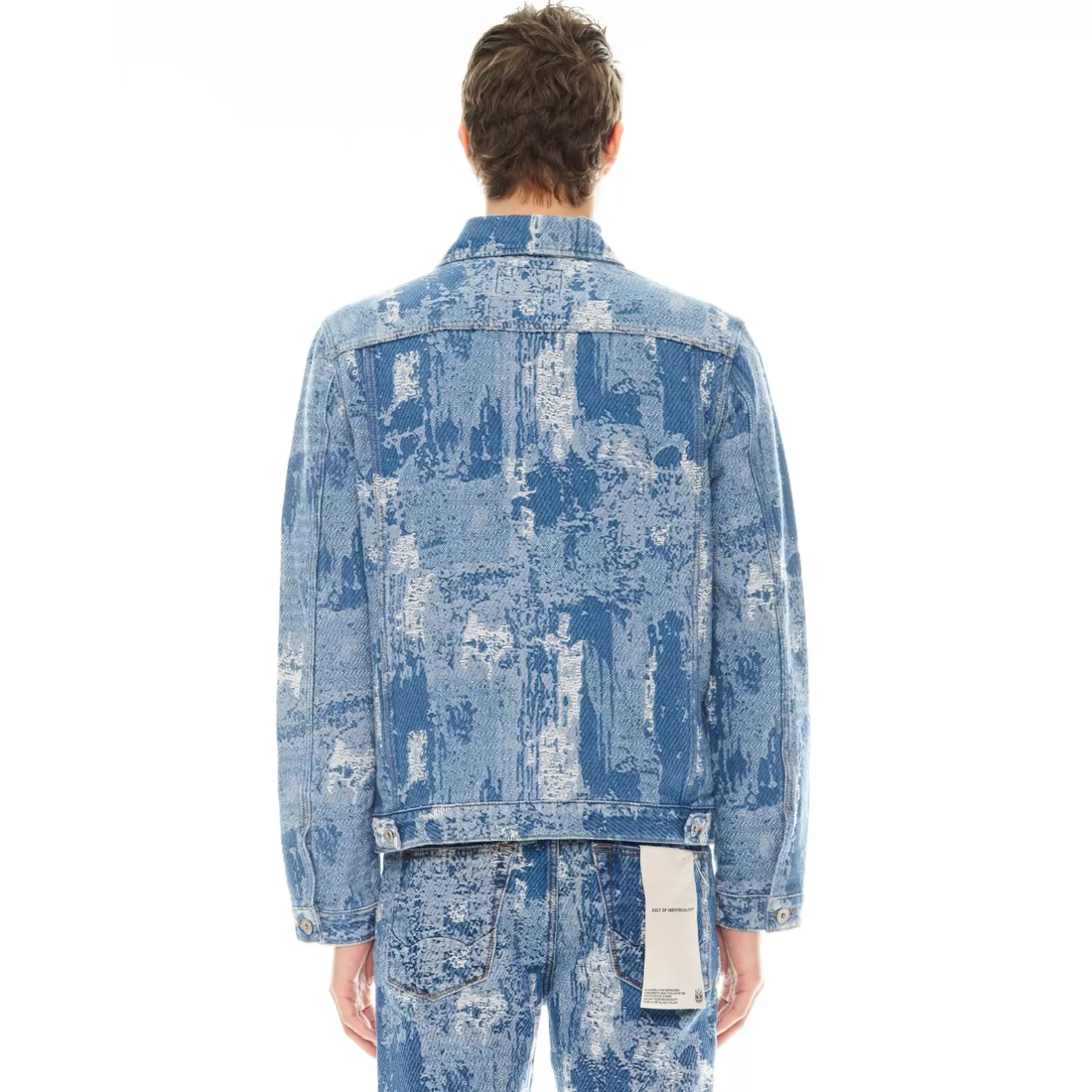 Cult Of Individuality Denim Jackets | Denim Jackets<TYPE II DENIM JACKET IN DIGI BLUE