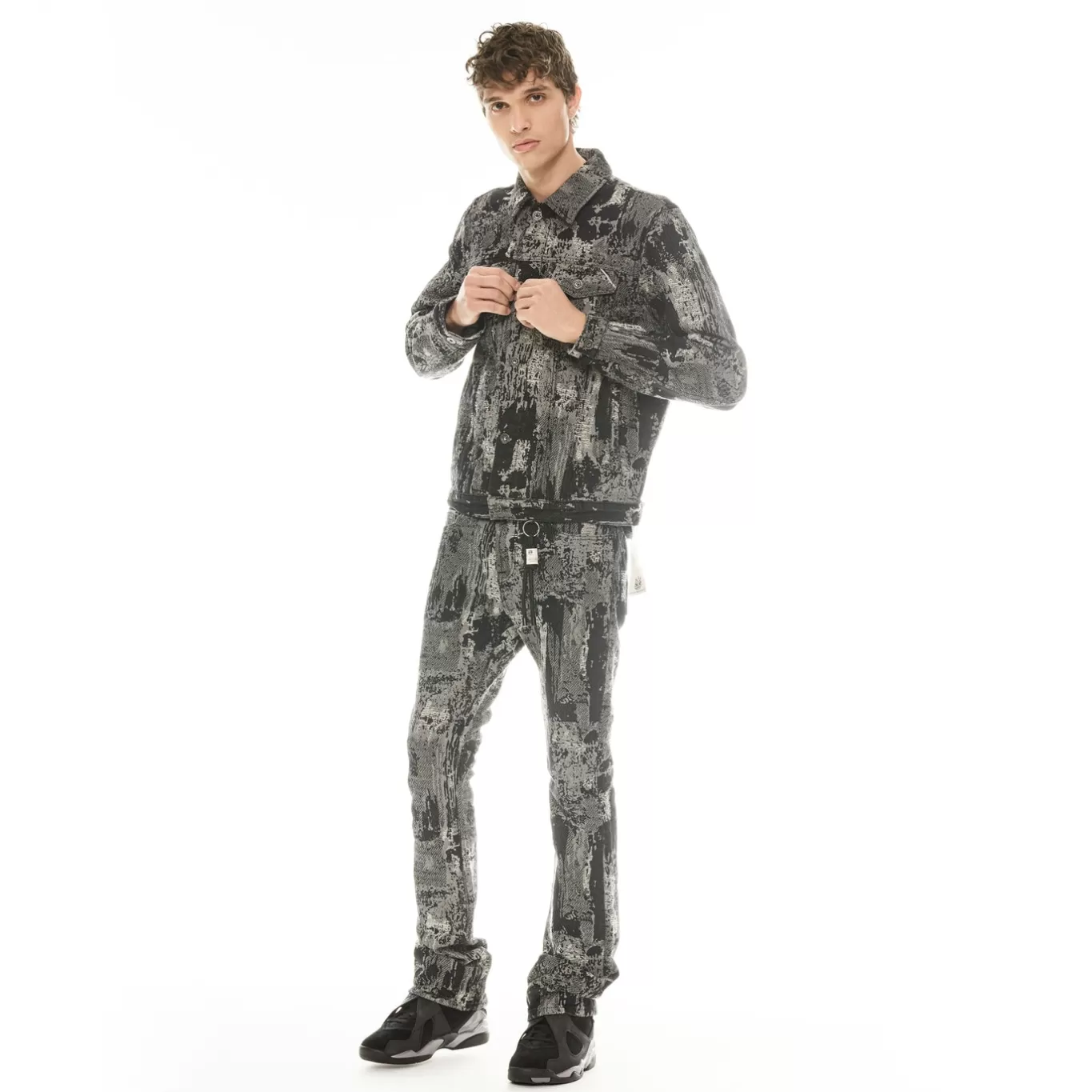 Cult Of Individuality Denim Jackets | Denim Jackets<TYPE II DENIM JACKET IN DIGI BLACK