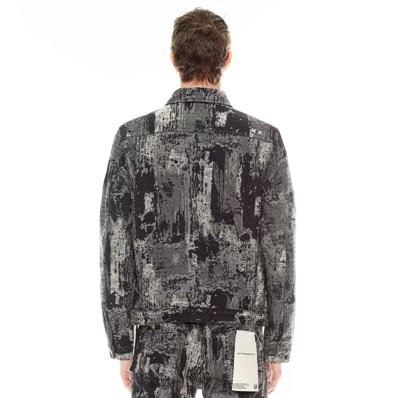 Cult Of Individuality Denim Jackets | Denim Jackets<TYPE II DENIM JACKET IN DIGI BLACK