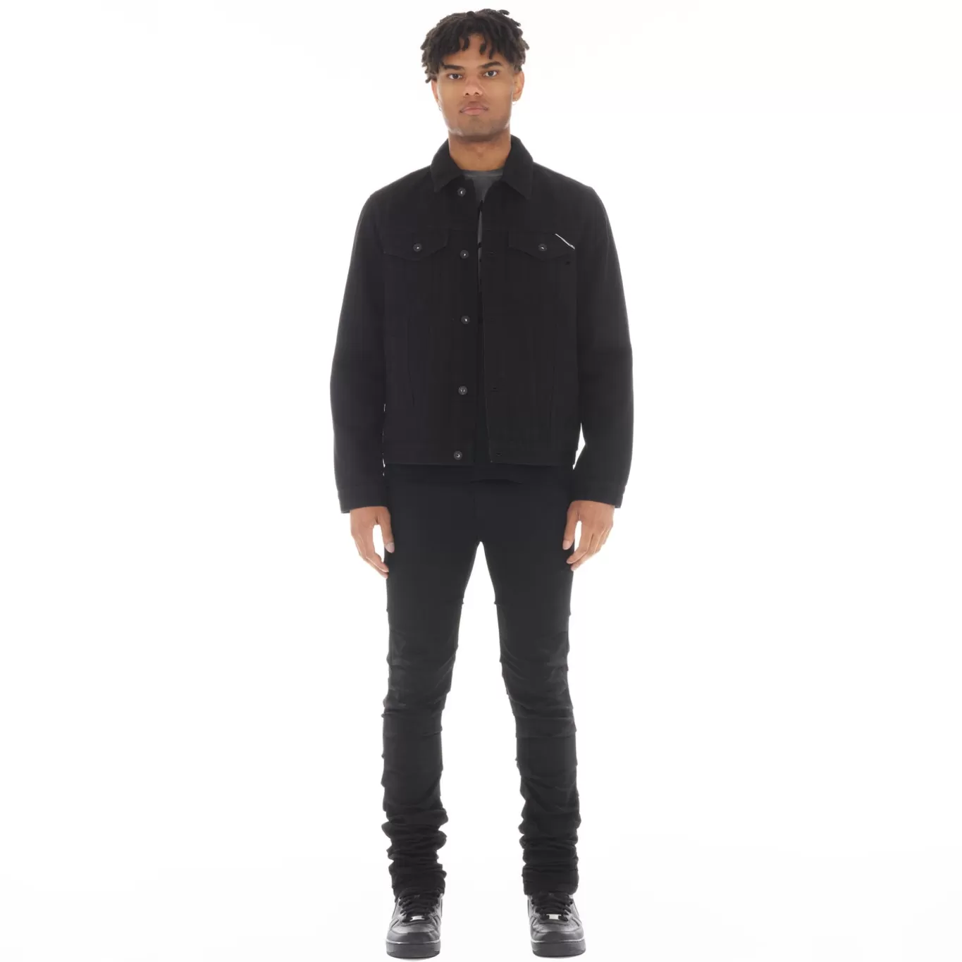 Cult Of Individuality Denim Jackets | Denim Jackets<TYPE II DENIM JACKET IN DOUBLE BLACK