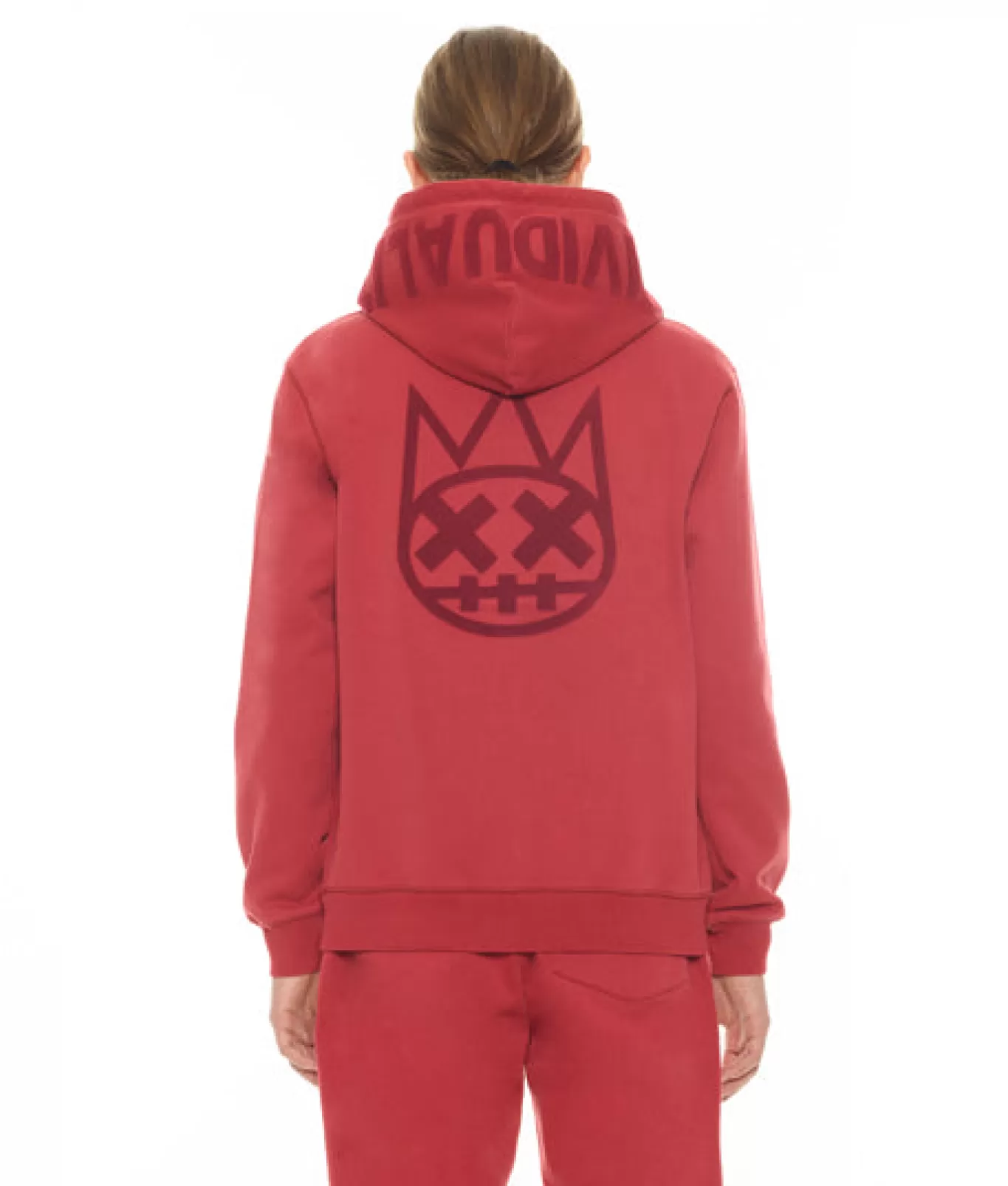 Cult Of Individuality Sweatshirts & Sweatpants<ZIP HOODY IN GARNET RED