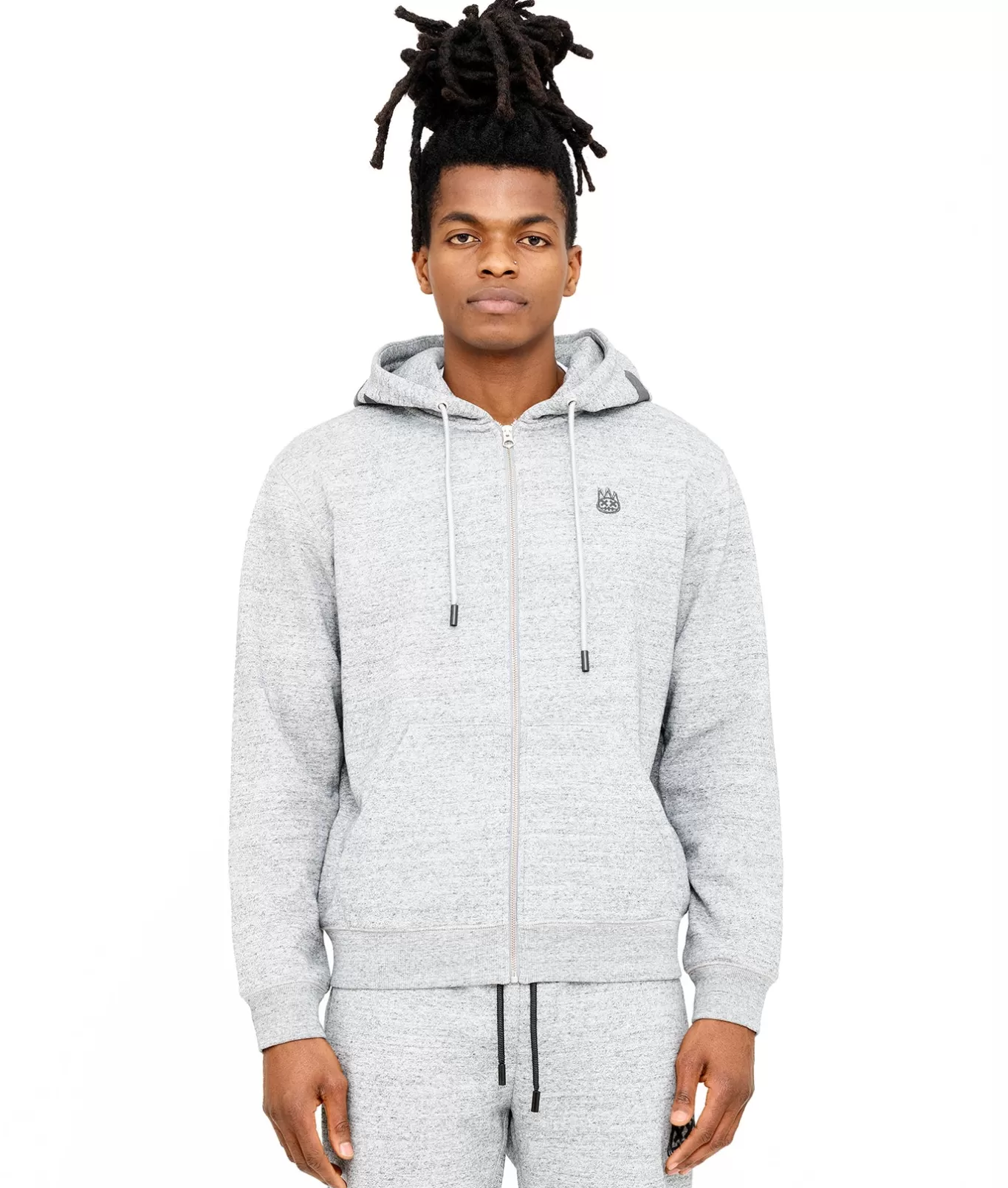 Cult Of Individuality Sweatshirts & Sweatpants<ZIP HOODY IN HEATHER GREY GRAY